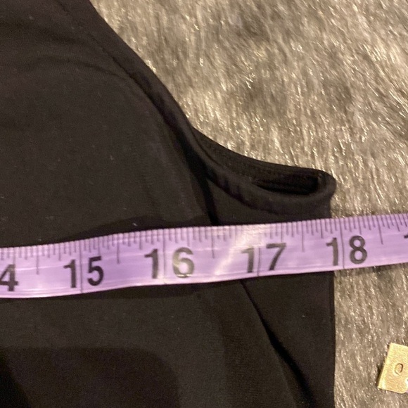 Calvin Klein tunic black chain link neck midi dress - Picture 6 of 12